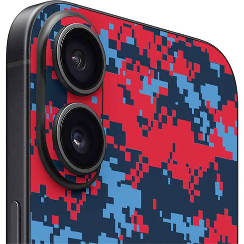 NBA LA Clippers Digi Camo iPhone 16 Plus Skin